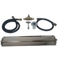 Tretco 30 in. Stainless Steel Linear Burner Pan Kit, Natural Gas OB5SS-BK1-30-NG